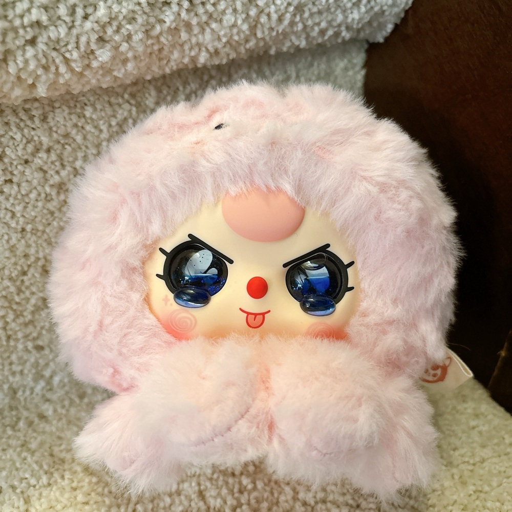 Baby three ocean - Pink Octopus Liquid Eyes
